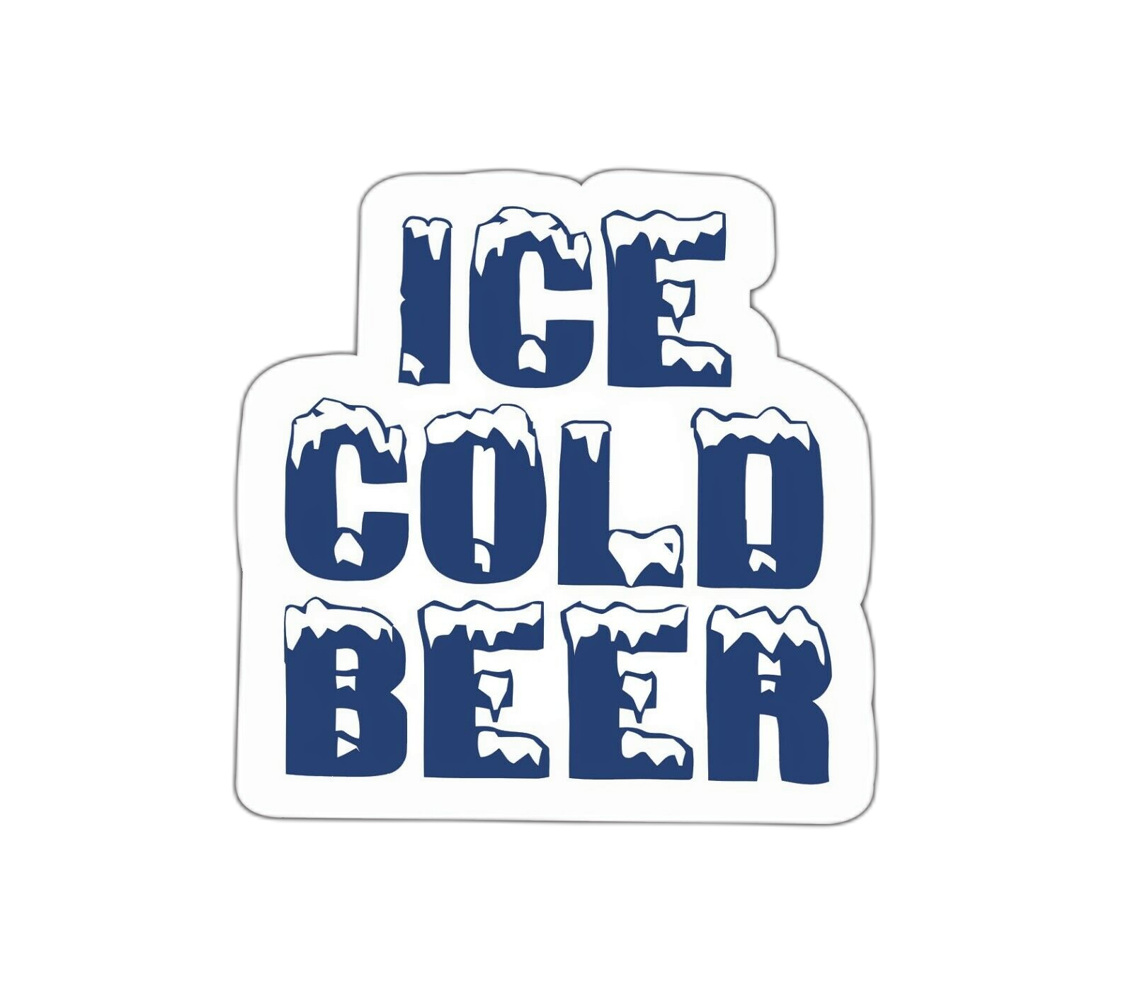 Ice Cold Beer Sticker Decal