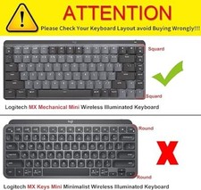 Skin for Logitech MX Mechanical Mini Wireless Illuminated Keyboa Keyboard Cover