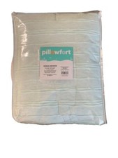 NEW PIllowfort Toddler Size Light Blue Comforter Polyester Bedding 42  x 58   