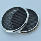 2pcs 3" inch Speaker Grill Car Tweeter Audio Decorative Circle Metal Mesh Cover