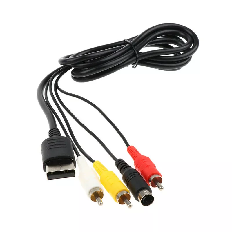Sega dreamcast DC 128 s video av cable audio video console tv lead