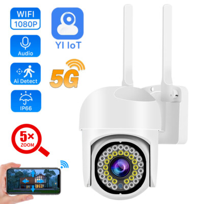 YI IOT FHD 1080P 5G FUNK WLAN WIFI IP NETZWERK CAMERA AUßEN ÜBERWACHUNGSKAMERA.