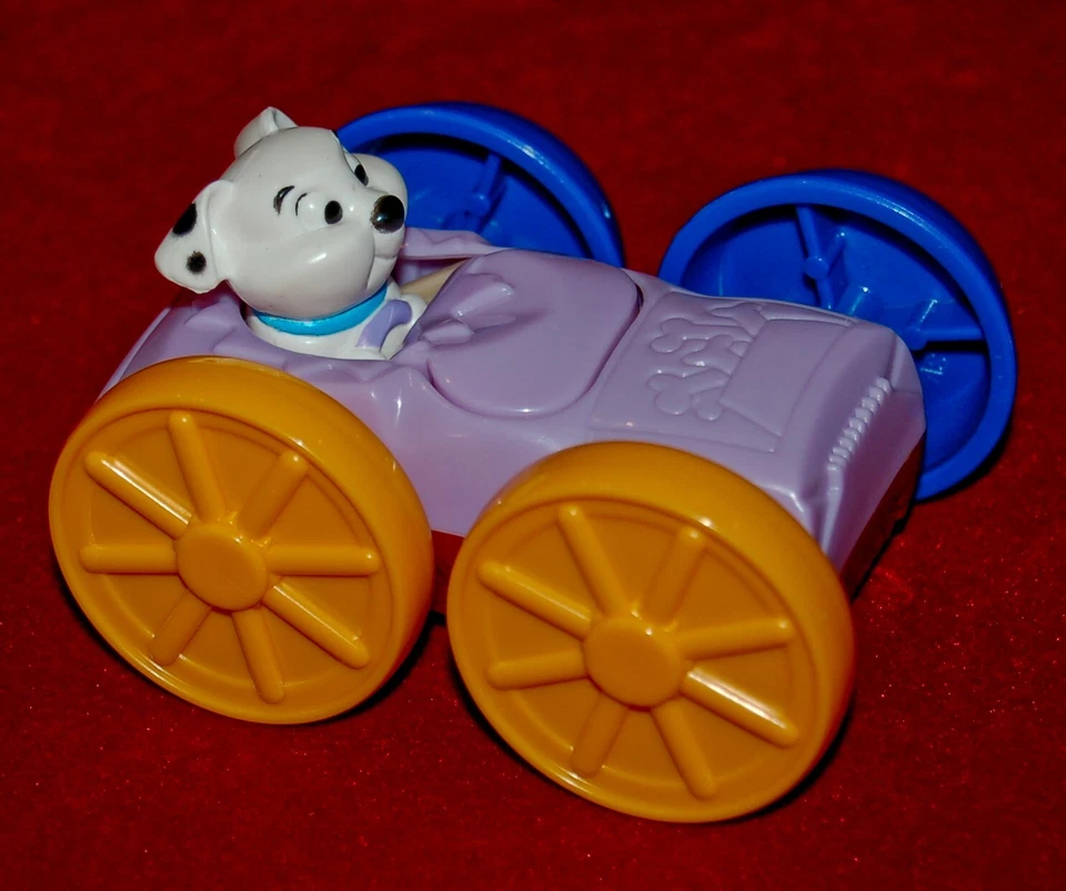 老式玩具麦当劳 101 DALMATIANS Cruella De Vil 手机 2 件套 #114 — 第 3/4 张图片