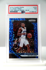 2018 Panini Prizm Allonzo Trier RC #209 Fast Break Prizm Blue #134/175 PSA 7 NM