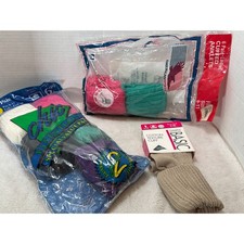 VTG 80/90 Lot of 8 pr Slouch Socks Chic Essentials American Spirit Simply Basic