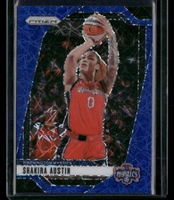 2024 Panini Prizm WNBA #134 Shakira Austin Blue Velocity Prizms Mystics