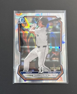 2026 Bowman Bryce Rainer Chrome Lava Refractor /399 Detroit Tigers