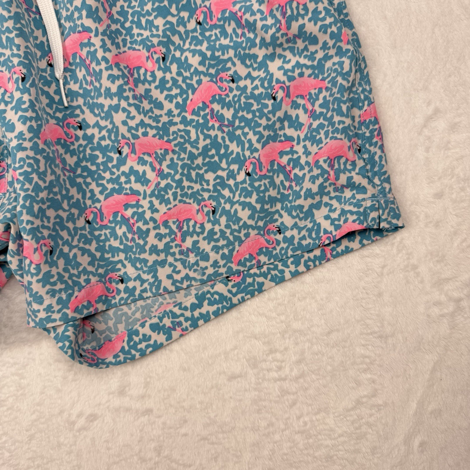 Chubbies Swim Trunks XL 5.5” Inseam Flamingos Florida Fun Stretch Comfort Lined