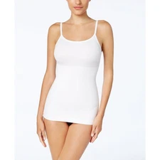 Maidenform Firm Control Fat Free Long Length Tank 3266 White NWT Size Large