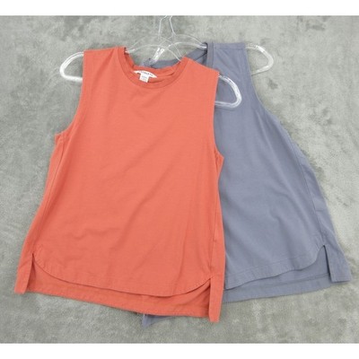 Athleta Tank Top Womens Small Athletic Athleisure Casual Lot of 2 Purple Orange