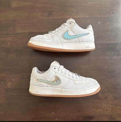 Nike Travis Scott x Air Force 1 Sail Size 11.5 Used