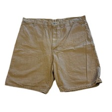 Wrangler Carpenter Shorts W46 Brown Utility Workwear USA Cotton Heavyweight