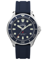 Timex Deep Water Meridian Blau Unisex Armbanduhr TW2Y40300