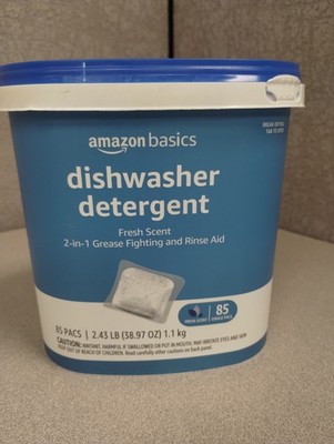Amazon New Basic Dishwasher Detergent Pods - 85 CT. - Fresh Cent