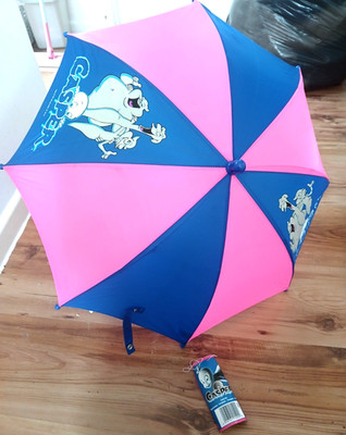 Vintage Casper The Friendly Ghost Kinder Regenschirm 90er Neu unbenutzt mit Etikett