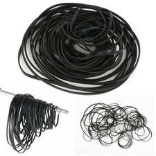 50 Pcs Mixed Flat Cassette Tape Machine Recorder Rubber Belt, 2mm Width