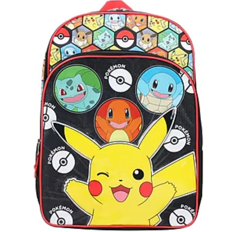 Juego Mochila Pokemon/Pikachu & Friends Grande 16". (Con tarjetas de bonificación) Foto 2 de 4