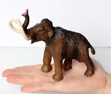 Woolly Mammoth Wild Animal Figure Toy PVC Doll Small Figurine Birthday Gifts