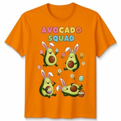 Lustiges Avocado Squad Osterhase Jagd Schokolade Eier Unisex Tshirt Geschenk