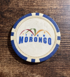 Morongo Golf Club Tukwet Canyon Beaumont CA Logo Golf Chip Blue White Vintage