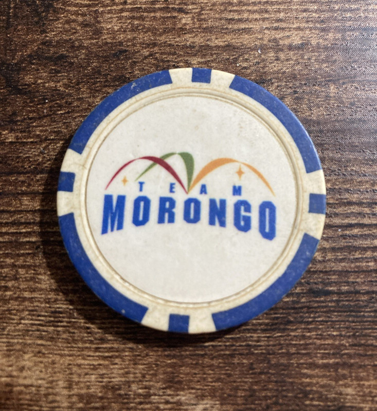 Morongo Golf Club Tukwet Canyon Beaumont CA Logo Golf Chip Blue White Vintage