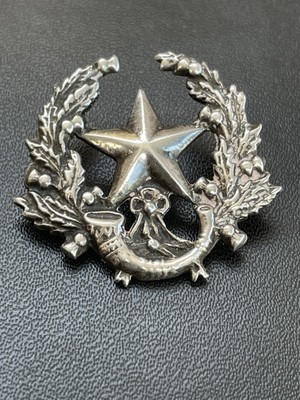 Silber Cameronians Schatz Brosche leider ist die Anstecknadel abgebrochen scheint aber selten