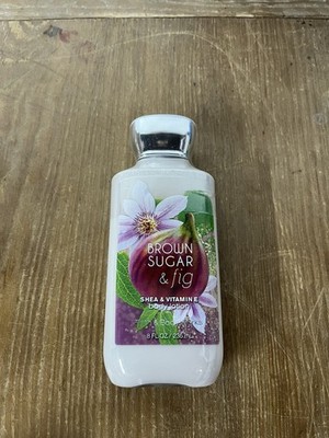 Bath & Body Works Brown Sugar Fig Ultra Shea Body Cream, 8 Oz, 24-Hour Moisture