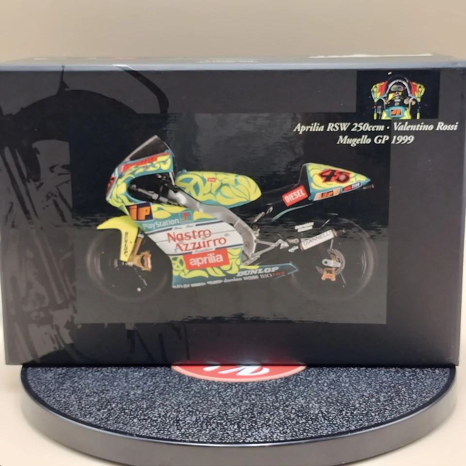 MINICHAMPS 1/12 Aprilia RSW 250 Mugello GP 1999 Valentino Rossi 122990046 - Image 2 of 4