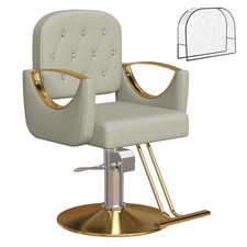 Heavy Duty Barber Chair 360 Swivel Hydraulic Salon Chair for Hair Stylists