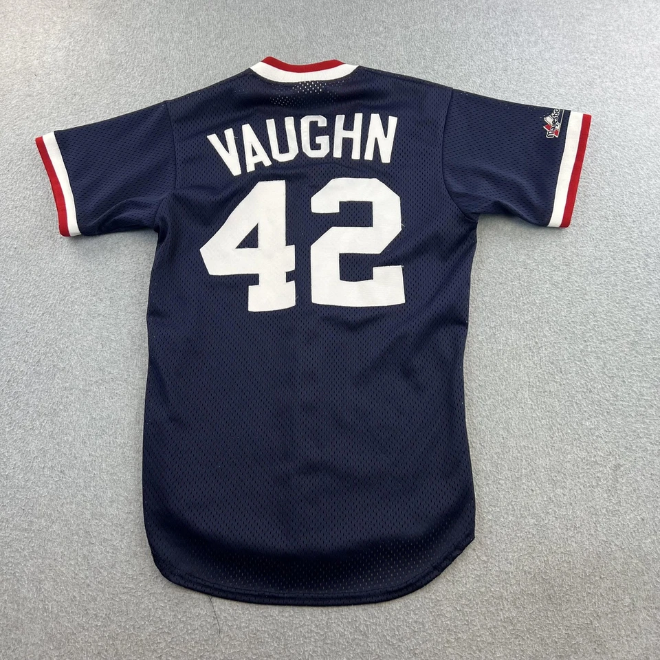 Camiseta De Colección Boston Red Sox Para Hombre Pequeña Colección Diamante Azul Mo Vaughn Años 90 Foto 2 de 4
