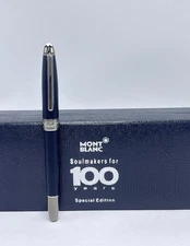 Montblanc Mesterstuck Roller Black Body + Grey Clips Ballpoint Pen I Black Ink