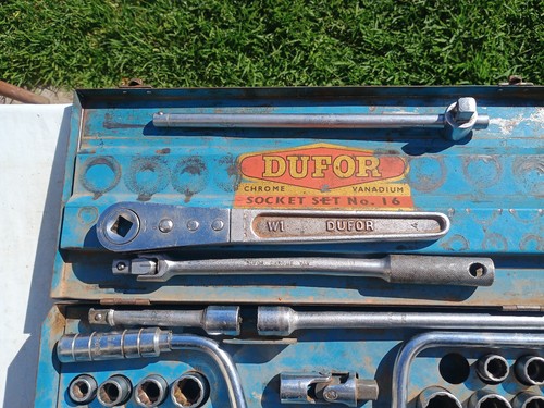 Old Dufor Socket Set Whitworth British Standard Imperial Sockets - Bild 9 von 23