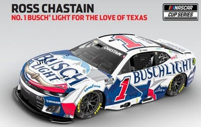 ROSS CHASTAIN 2025 BUSCH LIGHT FOR THE LOVE OF TEXAS 1/24 ARC - Picture 5 of 5