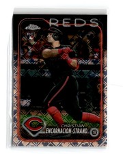 Christian Encarnacion-Strand 2024 Topps Chrome Logofractor #65 RC QTY Reds