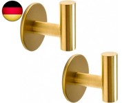 Vuzvuv Handtuchhaken Ohne Bohren Gold Garderobenhaken Edelstahl SUS304