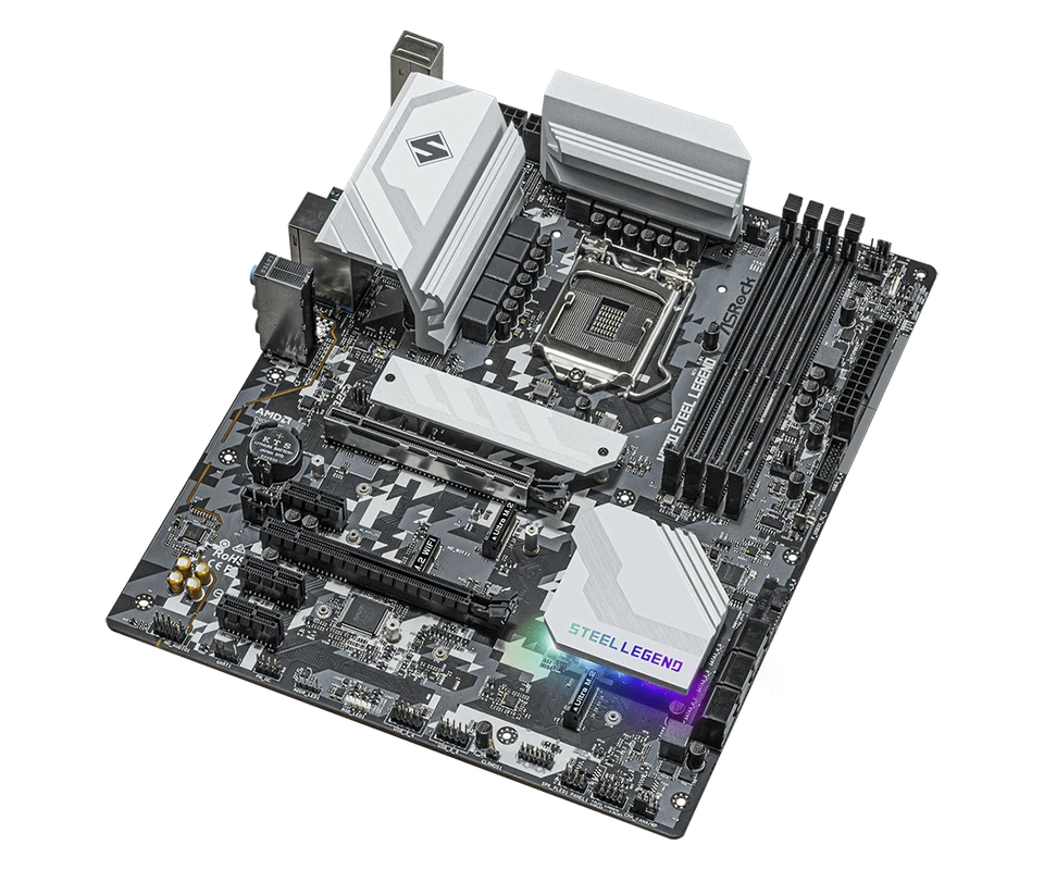 ASRock H570 Steel Legend ATX LGA1200 10ª/11ª Generación Intel Core DDR4 M.2 S... - Imagen 2 de 4