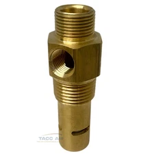 3/8" Compression Thread x 3/8" Male NPT In Tank Air Compressor Check Valve Brass