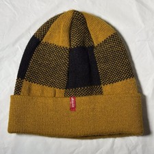 BNWT Levis Black And Yellow Knit Cuff Red Tab...
