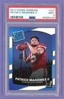 2017 Donruss Rated Rookie Patrick Mahomes #327 RC PSA 9 Kansas City Chiefs