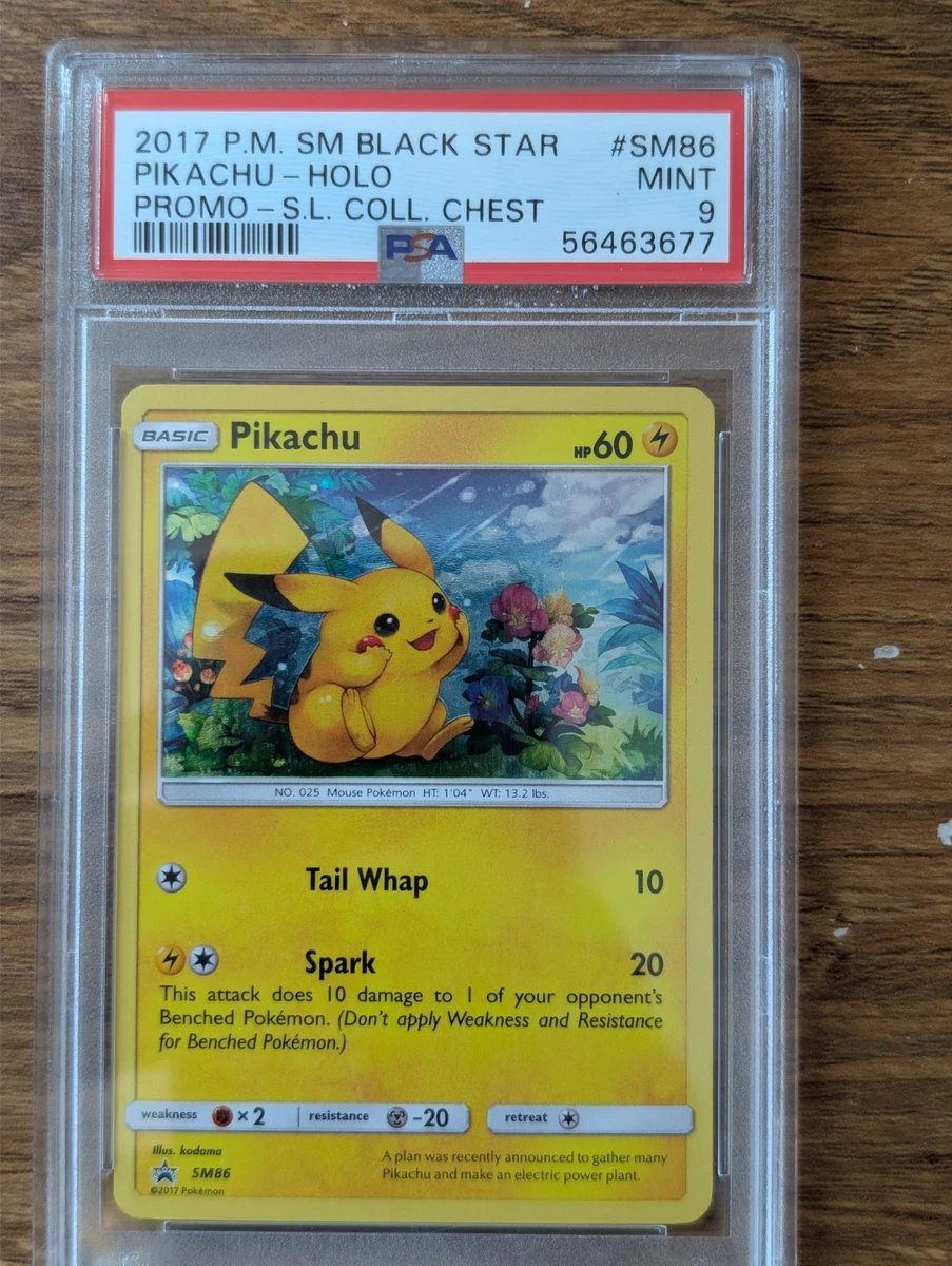Pokémon TCG Grade 9 Pikachu Individual Collectible Card Game Cards