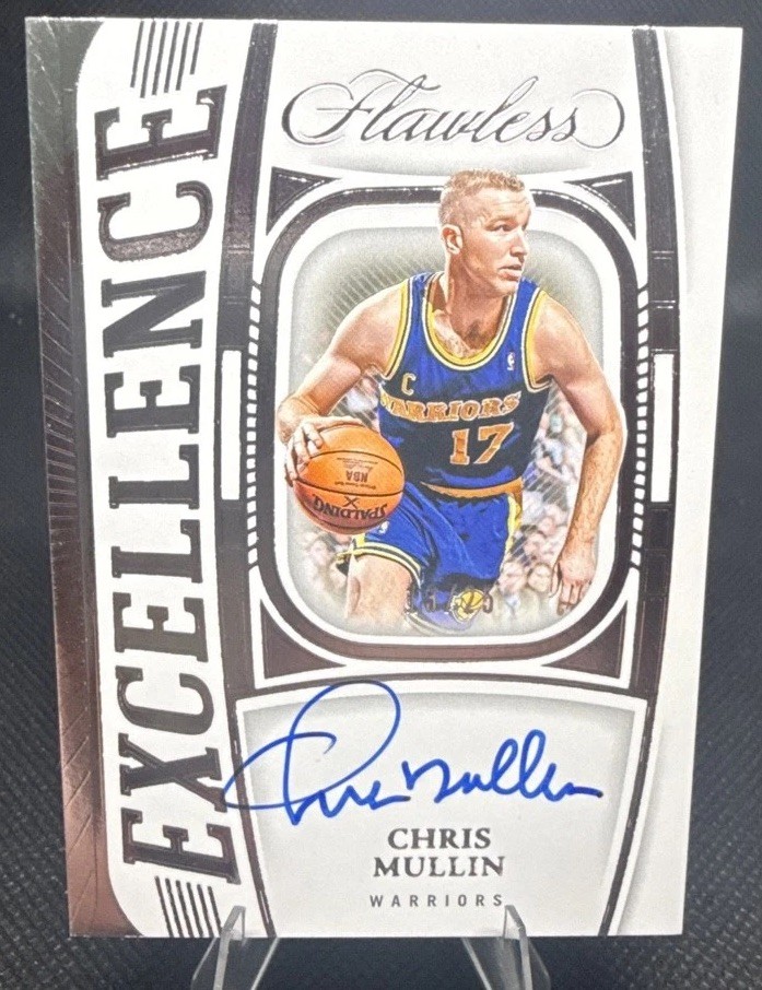 2023-24 Panini Flawless - Excellence Signatures Chris Mullin #ES-6 /25 (AU)