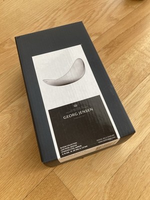 Georg Jensen Bloom Collection Leaf Schale Medium - Silberfarben - Edelstahl