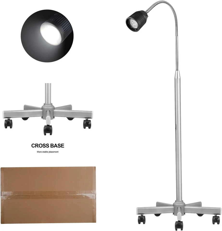 35 Вт мобильный напольный светильник для медицинского осмотра гибкий светодиодный с гусиной шеей Indoo... - Изображение 3 из 4