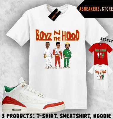 Tee Shirt Matching AJ 3 OG El Vuelo 2025 Match Sneaker Sneakerhead Boyz T-Shirt