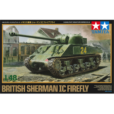Tamiya Maßstab 1:48 British Sherman IC Firefly Plastikbausatz Modell 32532