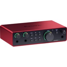 Focusrite Scarlett 2i2 4th Gen USB Audio Interface