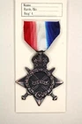 BRITISH COMMONWEALTH FORCES MILITARY SERVICE WW1 1914 15 STAR MEDAL BRONZE