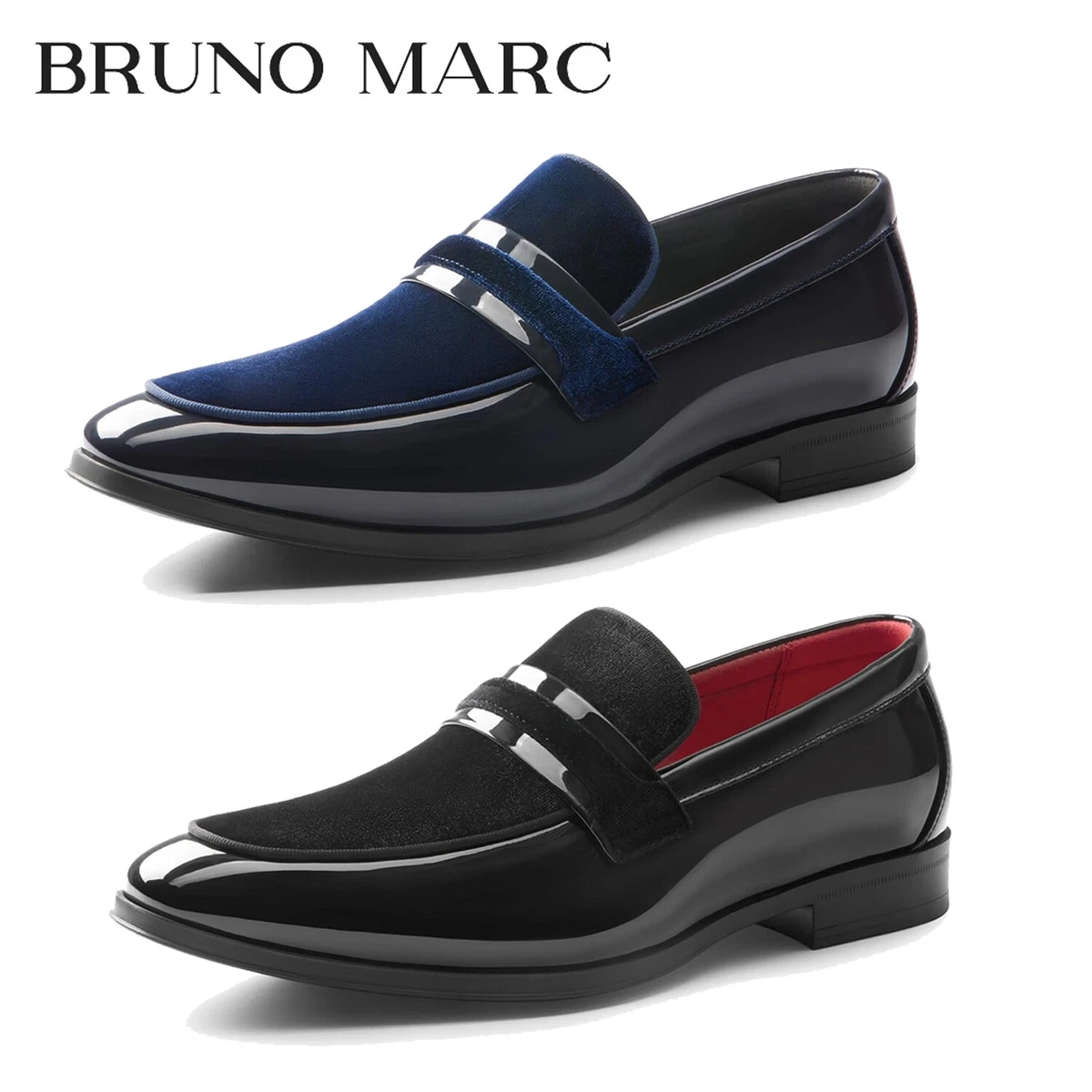 Velvet Loafers In Men display picture 2