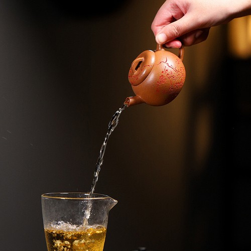 Tetera de arcilla True Yixing Zisha Jiangpo tallada a mano olla maestra de 100 ml olla de kungfu - Imagen 7 de 11