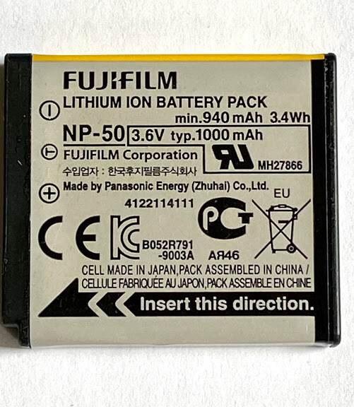 Fujifilm Np 120 Li Ion Camera For Sale Online Ebay